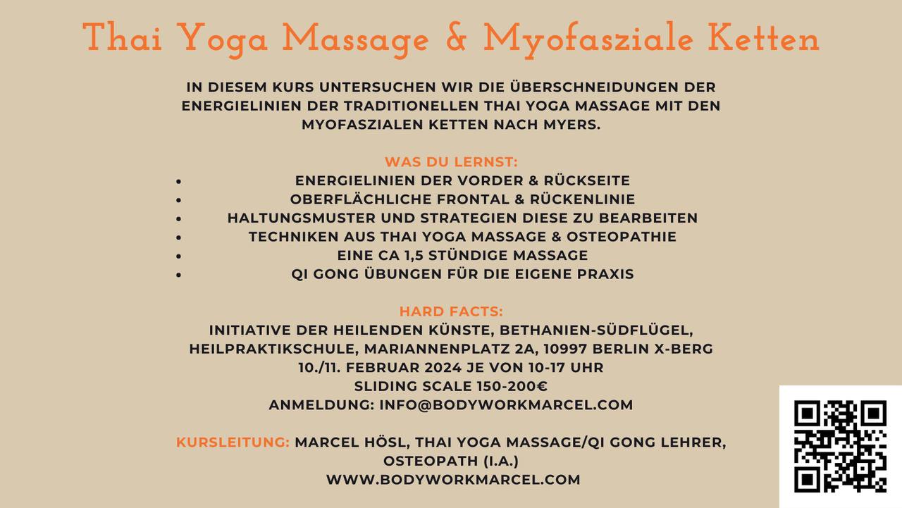 Thai Yoga Massage Details
